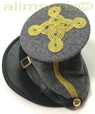 CIVIL WAR CONFEDERATE CSA REBEL GENERAL OFFICER WOOL KEPI BUMMER CAP -ALL SIZES 