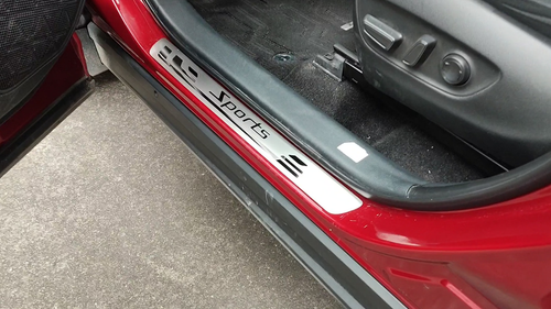 Car Accessory For Lexus NX UX Door Sill Trim Guard Cover Scuff Plate Auto Parts - Video 1 di 1