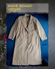 Harve Benard Vintage Single Breasted Lined Long Coat