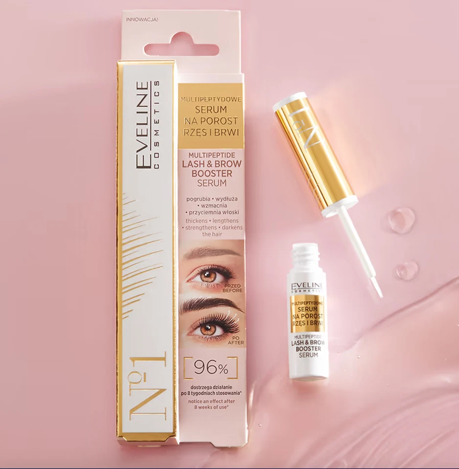 Eveline Multi-Peptide Lash & Brow Booster Serum 4ml - Image 2 of 3