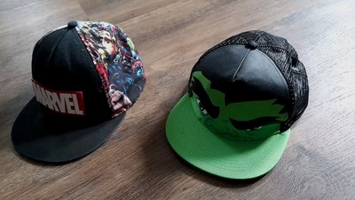 Doppelpack Marvel Comics Snapback Cap Merchandise Kappe Mütze Kinder