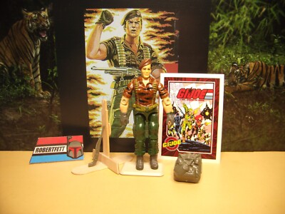 GI Joe Vintage 1988 TF FLINT (V2) Lot ''B'', w/Acc, 100% COMPLETE 1:18 Tiger Force