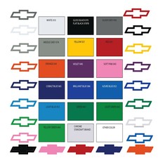 Chevy Bowtie 10 Pack Outline Or Solid Decal Sticker 3 Sizes Tracked Insured