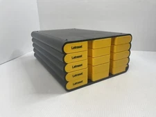 Letraset Case 5 Drawer Black & Yellow , G&R Association Italy + Dry Transfers