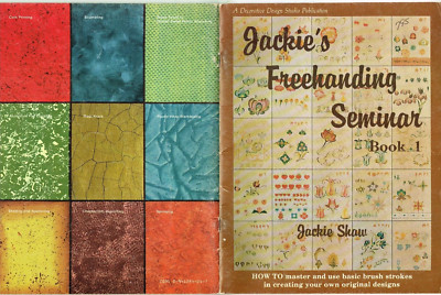 Jackie's Freehanding Seminar Jackie Shaw Basic Strokes Decorative Painting Book