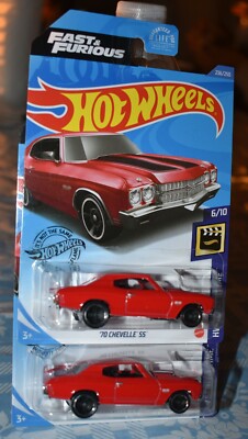 ホットウィール 3台セット '70 Chevelle SS 他 Hot Wheels 1970 CHEVELLE SS HW SCREEN TIME SERIES 6/10 NEW | eBay
