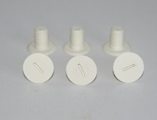 ikea besta lot de 6 bouchons de trou de jambe vissé blanc 133189 133190