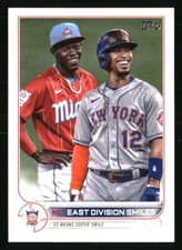 NL East Division Smiles 2022 Topps 1st Edition #98 BASEBALL Card