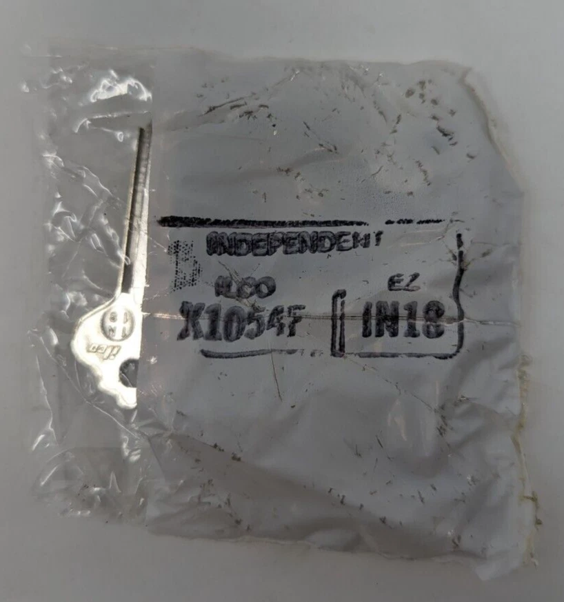 Bag of 10 Ilco X1054F, Independent IN18 5 Pin Key Blanks - Image 2 of 2