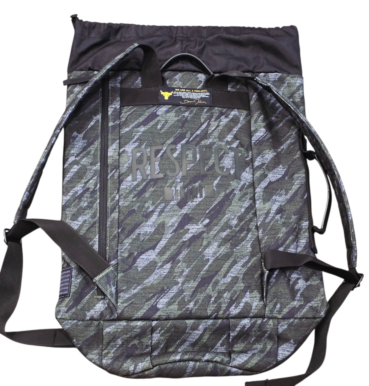 Under Armour Project Rock Gym Bag Veteran's Day 11.11.11 1345663-357 RARE thumbnail 2