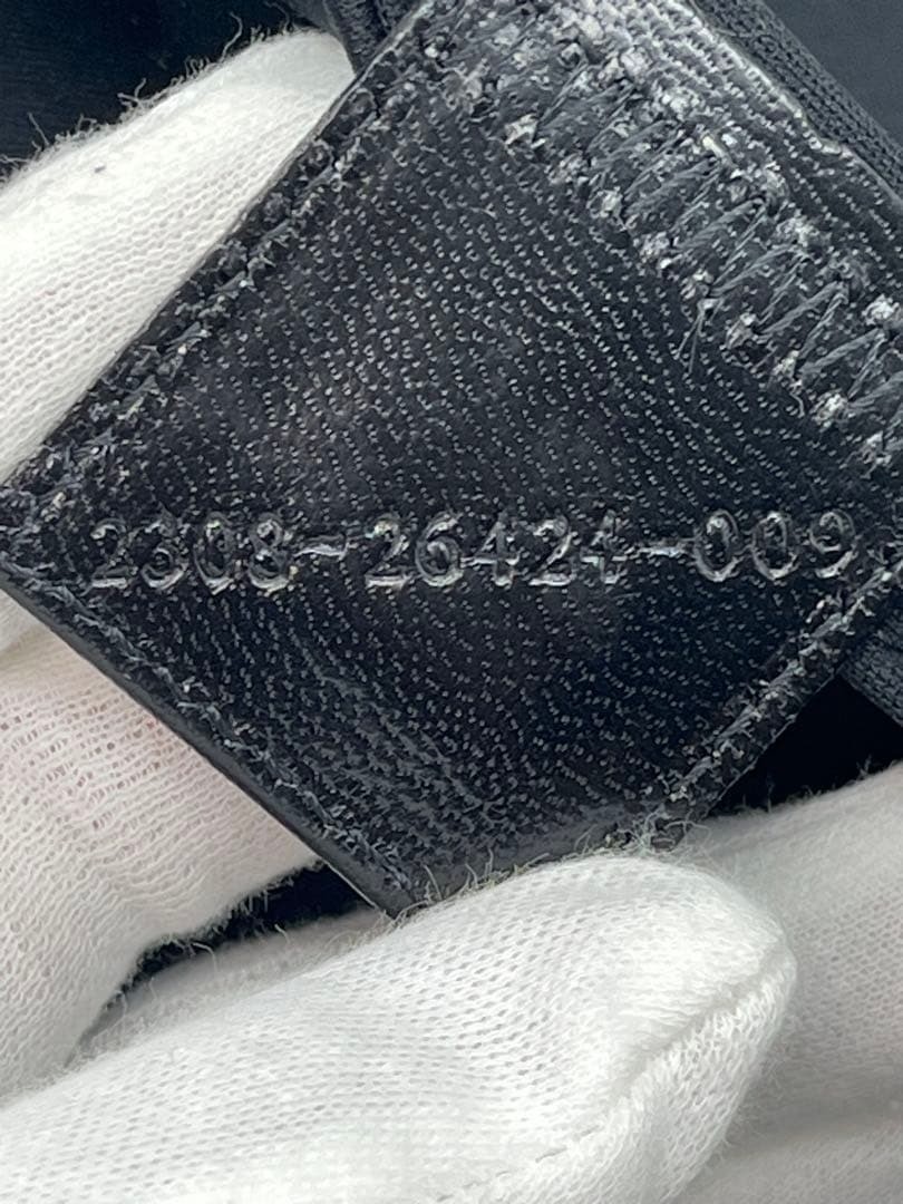 FENDI Mamma Baguette Shoulder Bag Nylon Black Silver thumbnail 11