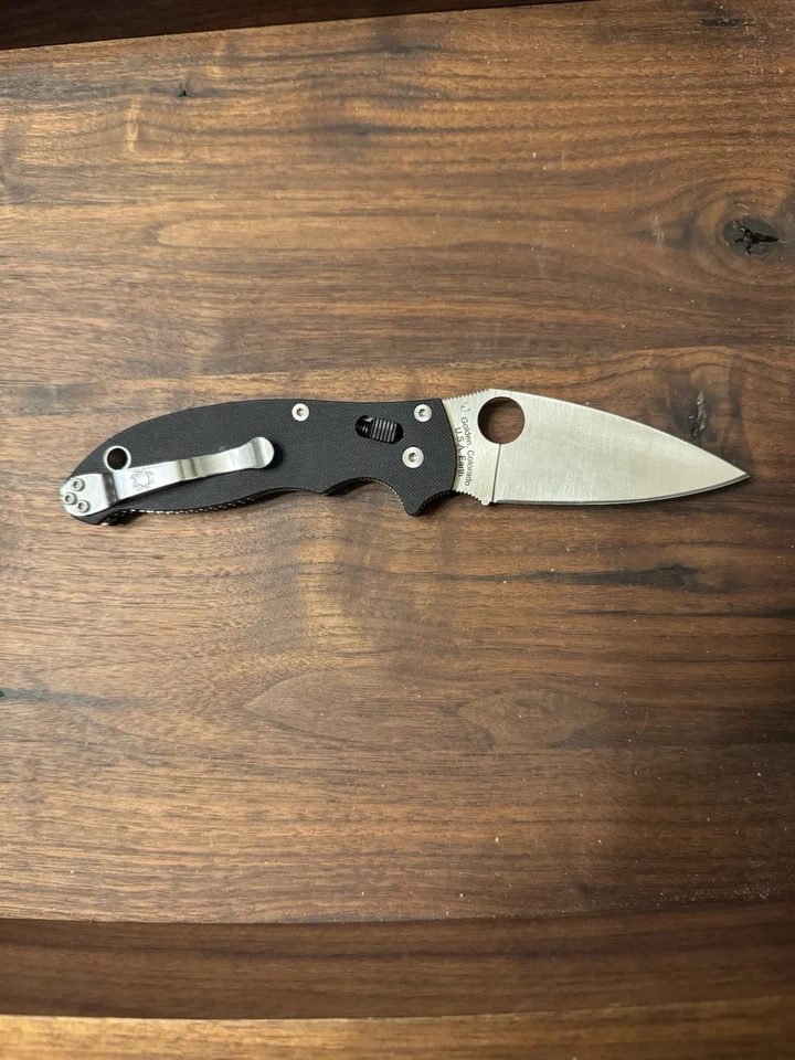 Spyderco Manix 2 G-10 Folding Knife Black - Image 2 of 4