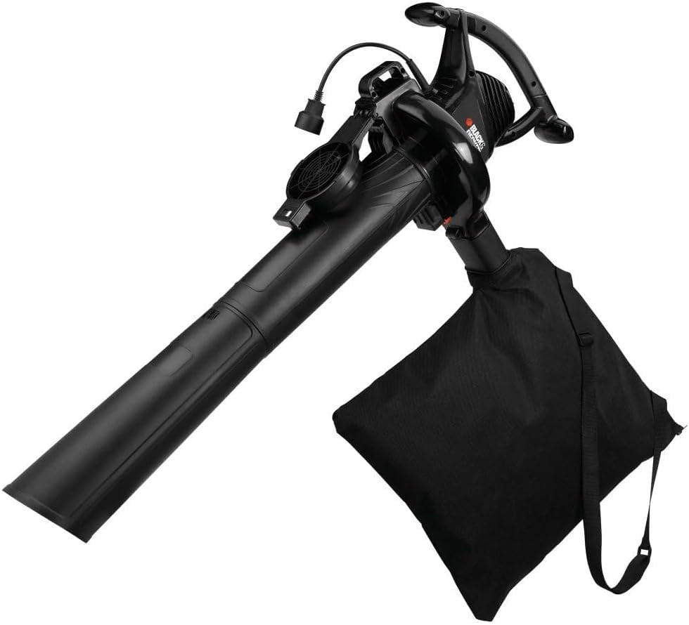Electric Leaf Blower, Leaf Vacuum and Leaf Mulcher, 3-In-1 300 CFM 210 MPH 12-Am
