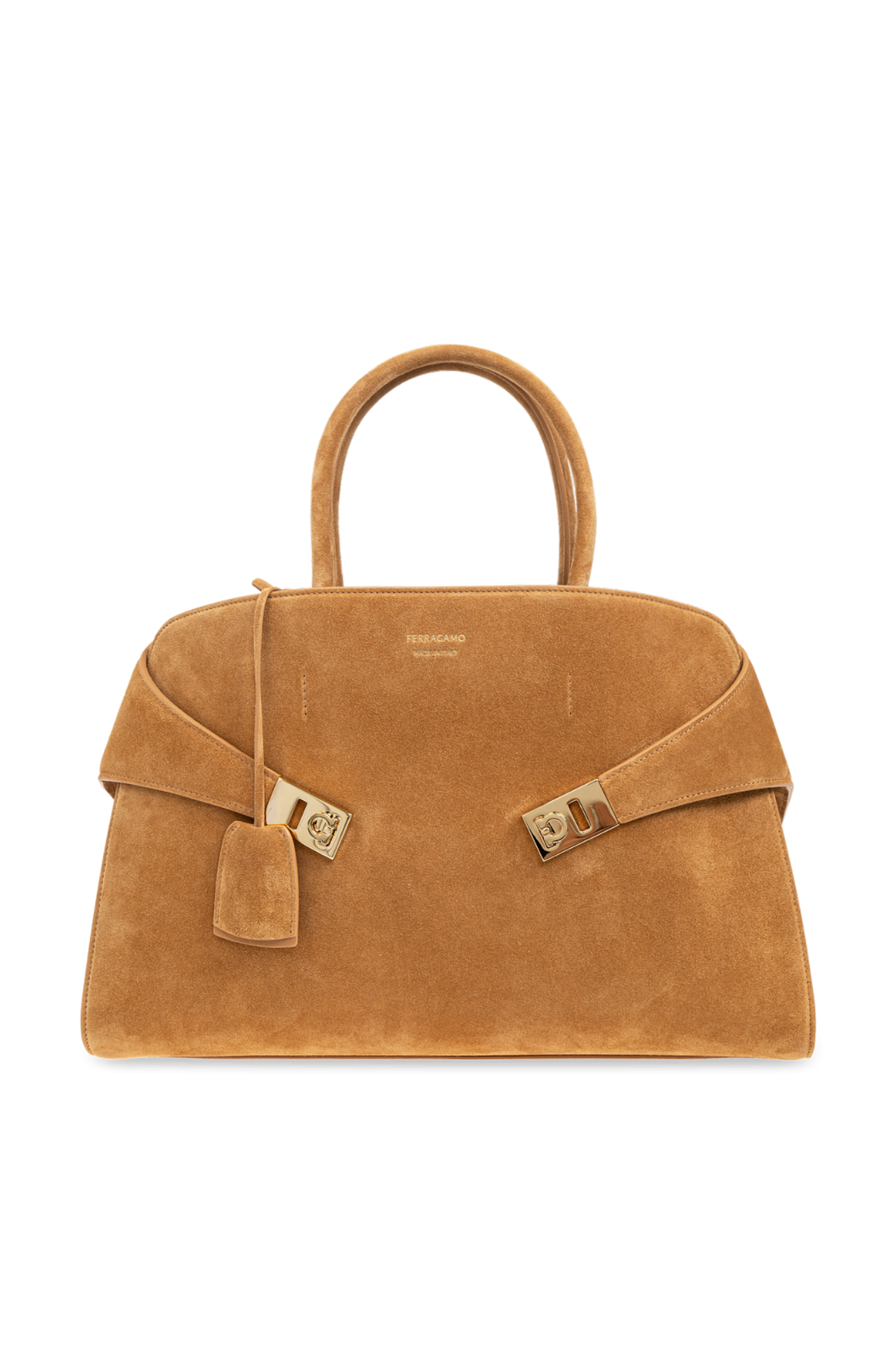 FERRAGAMO Hug Naturale Top Handle Bag New & Authentic