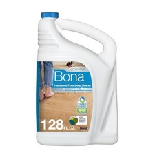 BONA POWERPLUS HARDWOOD FLOOR DEEP CLEANER WITH HYDROGEN PEROXIDE - 128 OZ !!!!! 0.20 per fl oz