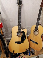 Hartwood Villanelle 12SE 12-String Acoustic Dreadnought Cutaway Natural