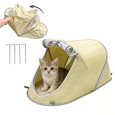 Mini Pop Up Pet Tent for Small Cats  Dogs Only, Instant No Assembly Sun Shad...
