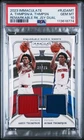 2023 IMMACULATE COLLECTION DUAL JSY AMEN THOMPSON/AUSAR THOMPSON RC /75 PSA 10