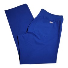 FIGS Livingston Scrub Pants Womens XL Tall Blue Stretch Drawstring Waist