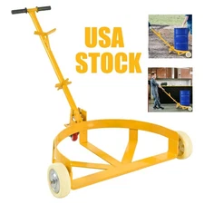 US Stock 55 Gallon Drum Dolly 1200lbs Heavy Duty Barrel Dolly Cart Swivel Caster