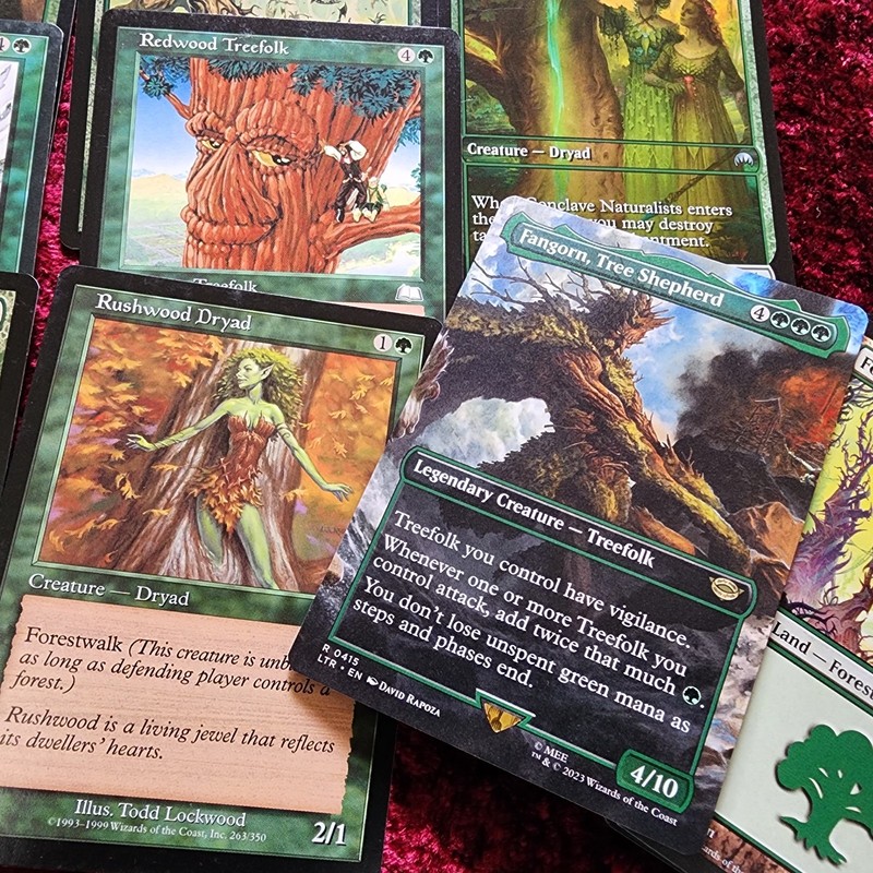 Commander Magic Deck 100 Cards = *Fanghorn Tree Shepherd Tribal TREEFOLK ENTS*