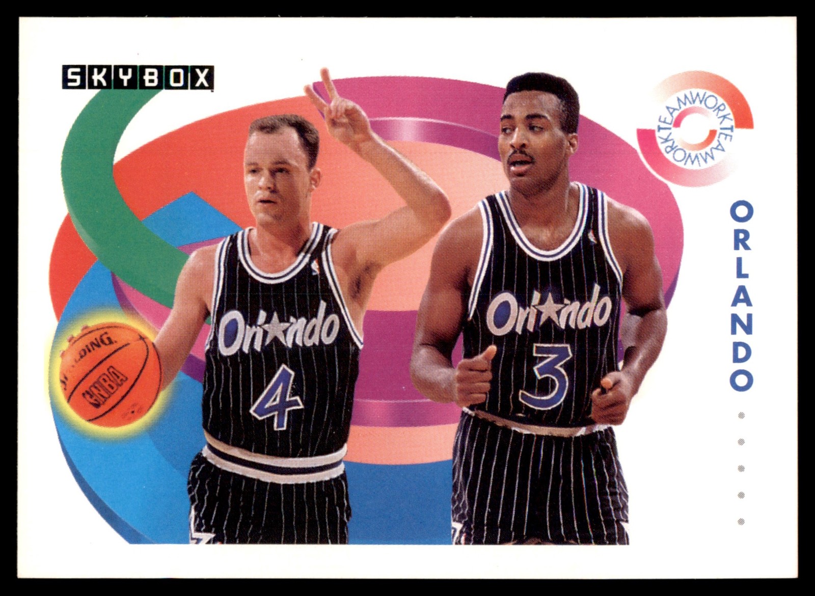 1991-92 SkyBox #477 Dennis Scott / Scott Skiles TW Orlando Magic