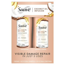 Suave Professionals Coconut Oil 2 Pack   Shampoo  Conditioner 18 oz