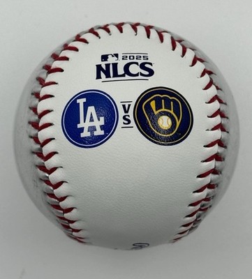 2025 MILWAUKEE BREWERS vs LA DODGERS NLCS BASEBALL ~ NEW SOUVENIR BALL
