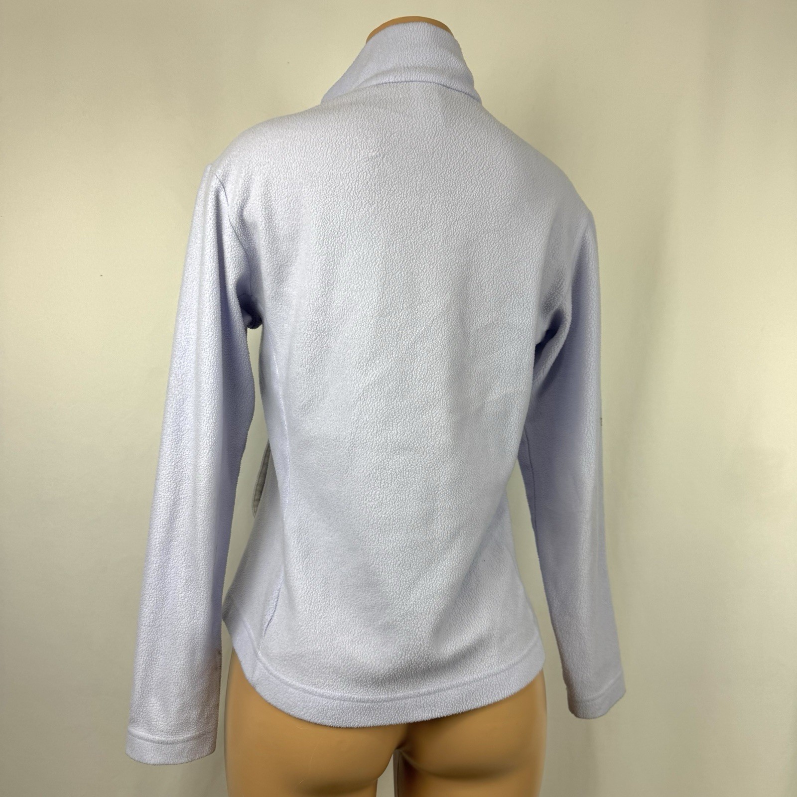 Vintage Patagonia Women’s M Purple Lightweight Fleece Jacket Full Zip Outdoorsy thumbnail 4