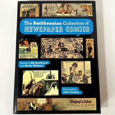 The Smithsonian Collection of Newspaper Comics Vintage 1977 Large Hardcover Book
