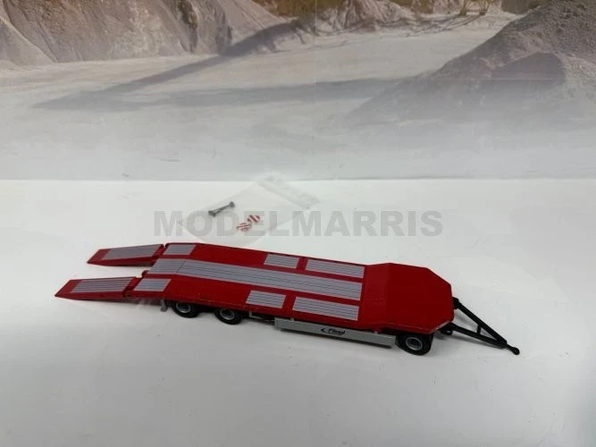 CONRAD 98028/01 Rimorchio rallato fliegl rosso 1/50 - Immagine 3 di 4