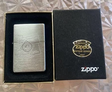 Zippo Marlboro Vintage Series 2000 Steel Lighter Collectible
