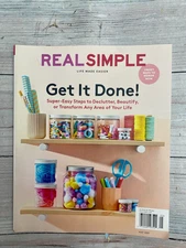 Real Simple May 2021 Magazine Get it Done Declutter - Beautify or transform