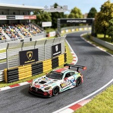 Diorama 1/64 Barandilla Modelo Pista de Carreras Escena Accesorios Cartelera Garaje Exhibición