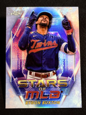 2023 Topps CHROME REFRACTOR STARS OF THE MLB Byron Buxton item 1