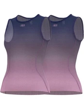 Women Sleeveless Cycling Undershirt Quick Dry Bike Base Layer Vests Mesh Brea...