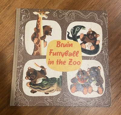 Bruin Furryball In The Zoo By Josef Menzel 1st Edition 1954 Ill by Jiri Trnka CZ