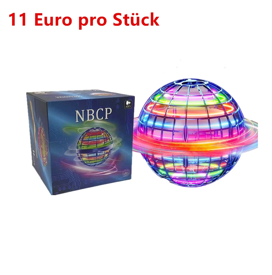 1-10PCS Hoverball Fliegender Ball Spielzeug Boomerang RGB Drohne Flying Orb - Bild 3 von 4