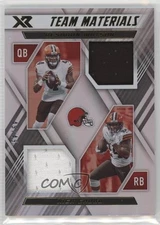 2022 Panini XR Team Materials /49 Deshaun Watson Nick Chubb #TM-11 0ym4