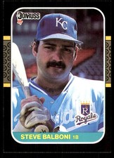 Steve Balboni 1987 Donruss #102 Royals MLB READ FREE SHIPPING AutographDen