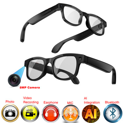 AI Smart glasses with camera and HD Video and Image and video translate