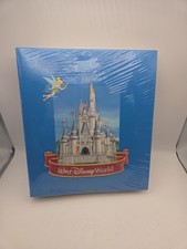 Vintage Walt Disney World Castle Tinker Bell Photo Album Memory Scrapbook - New