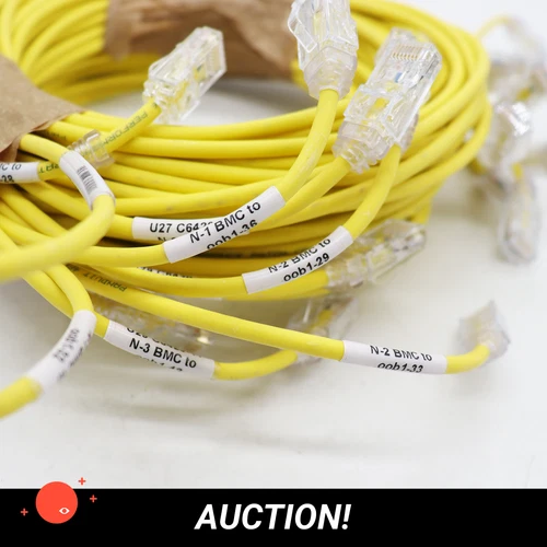 15x Panduit Ethernet Cable UTP Cat6 RJ45 Plug to RJ45 Plug for Server Networking