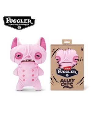 Zuru Fuggler Alley Cats Wrinkle McStinkles Pink 9 Inch Plush Toy