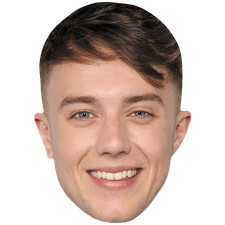 Roman Kemp (Smile) Big Head. Larger than life mask.