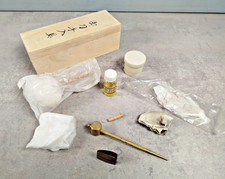 KIT ENTRETIEN pour KATANA Coffret Bois Marteau Nettoyage Sabre Japonais M36