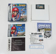 Mario Tennis Power Tour Gameboy Advance COMPLETE IN BOX W/ MOST OF PLASTIC WRAP