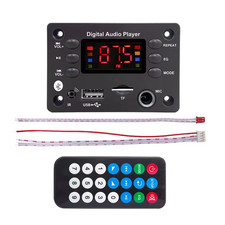 Decoder Board 6.5Mm Microphone Bluetooth 5.0 Car Audio USB TF FM Radio MP3 Playe