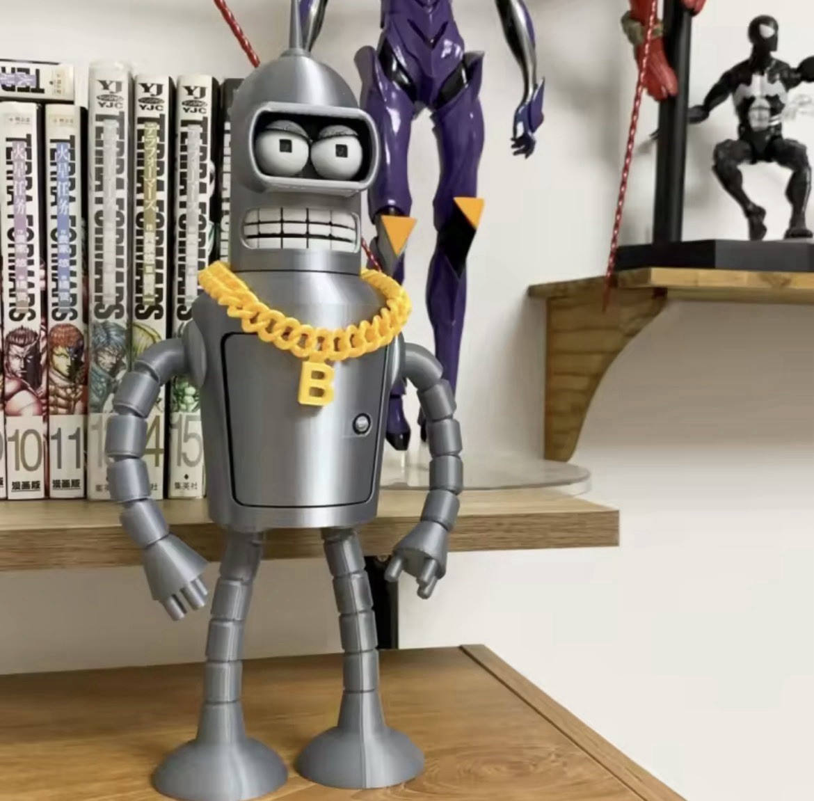 Figura de acción Bender Futurama 28cm ¡¡Impresa en 3D!! Estatua Futurama Coleccionista