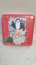 Hallmark 500 Piece Puzzle 2004 New In Tin Box Santa/Christmas